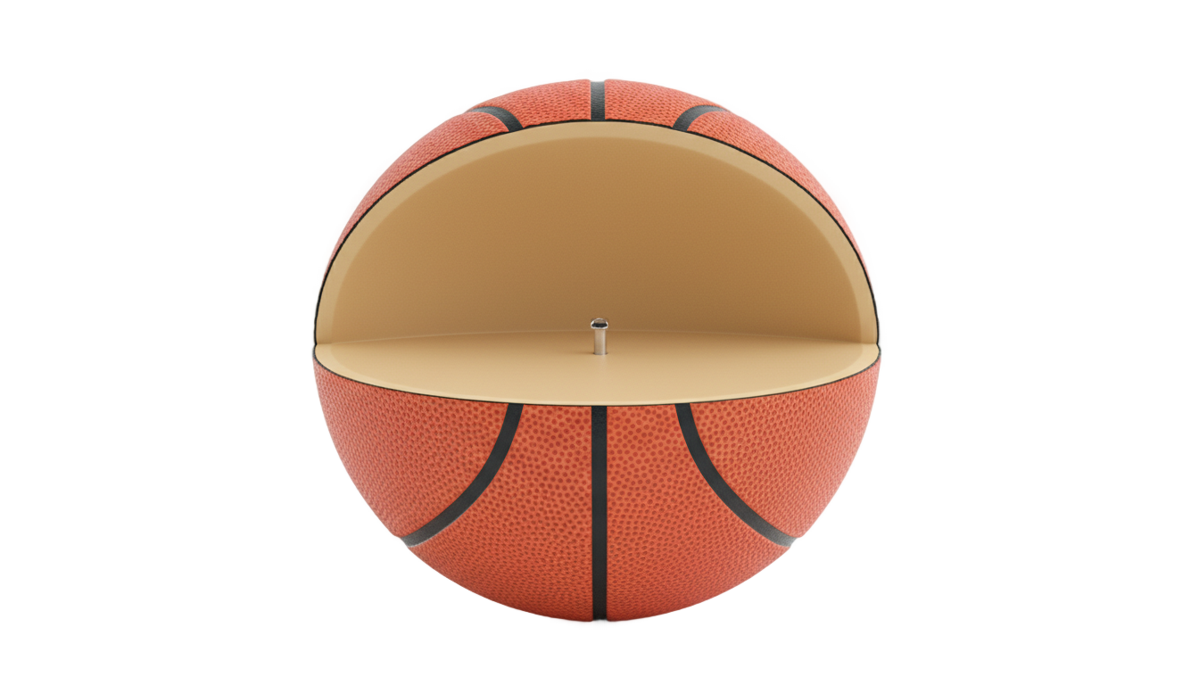 half basketball png PNG transparent background