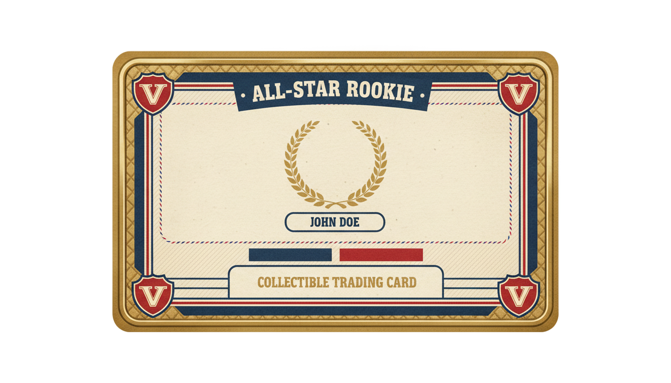 baseball card frame png PNG transparent background