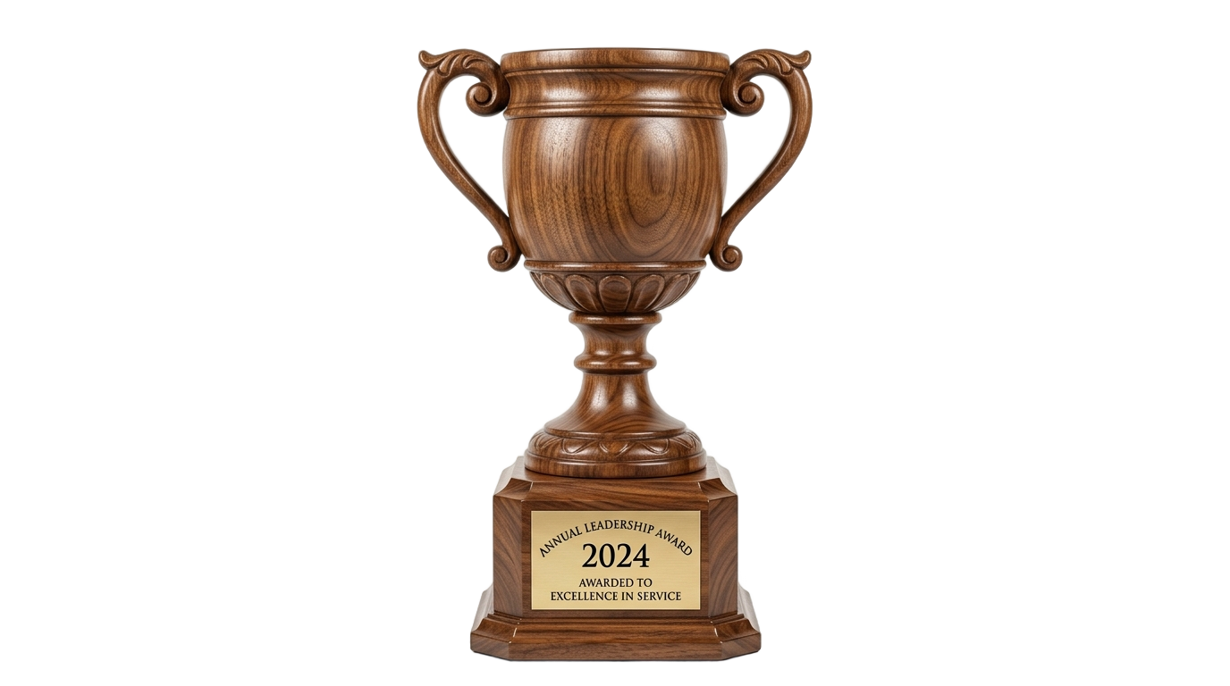 wooden trophy png PNG transparent background