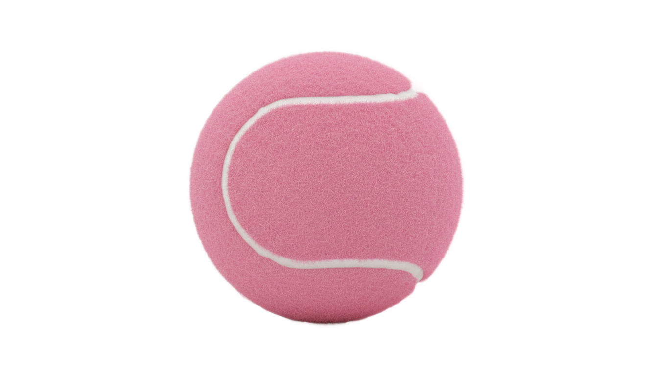 pink tennis ball png PNG transparent background