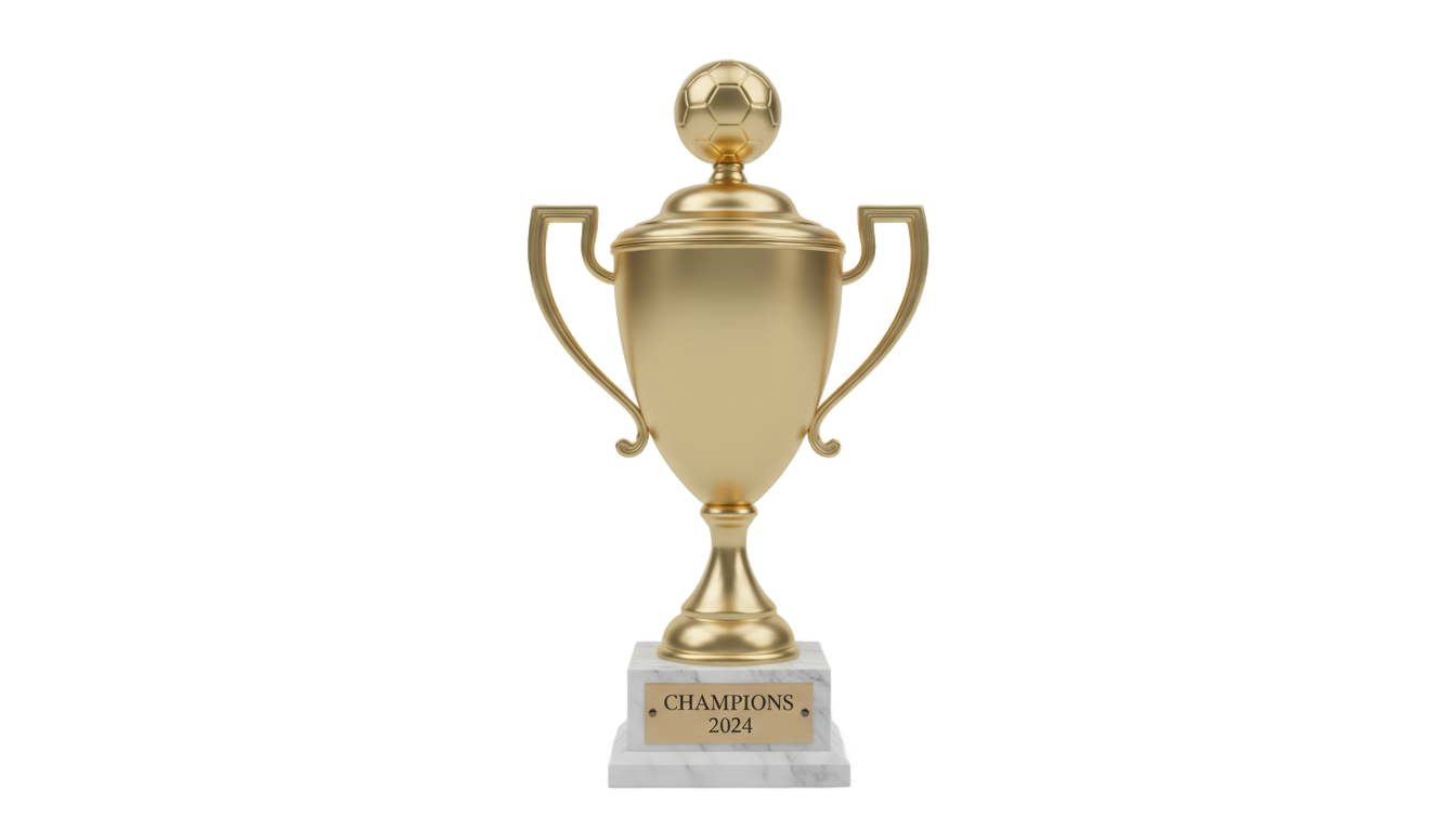 soccer trophy png PNG transparent background