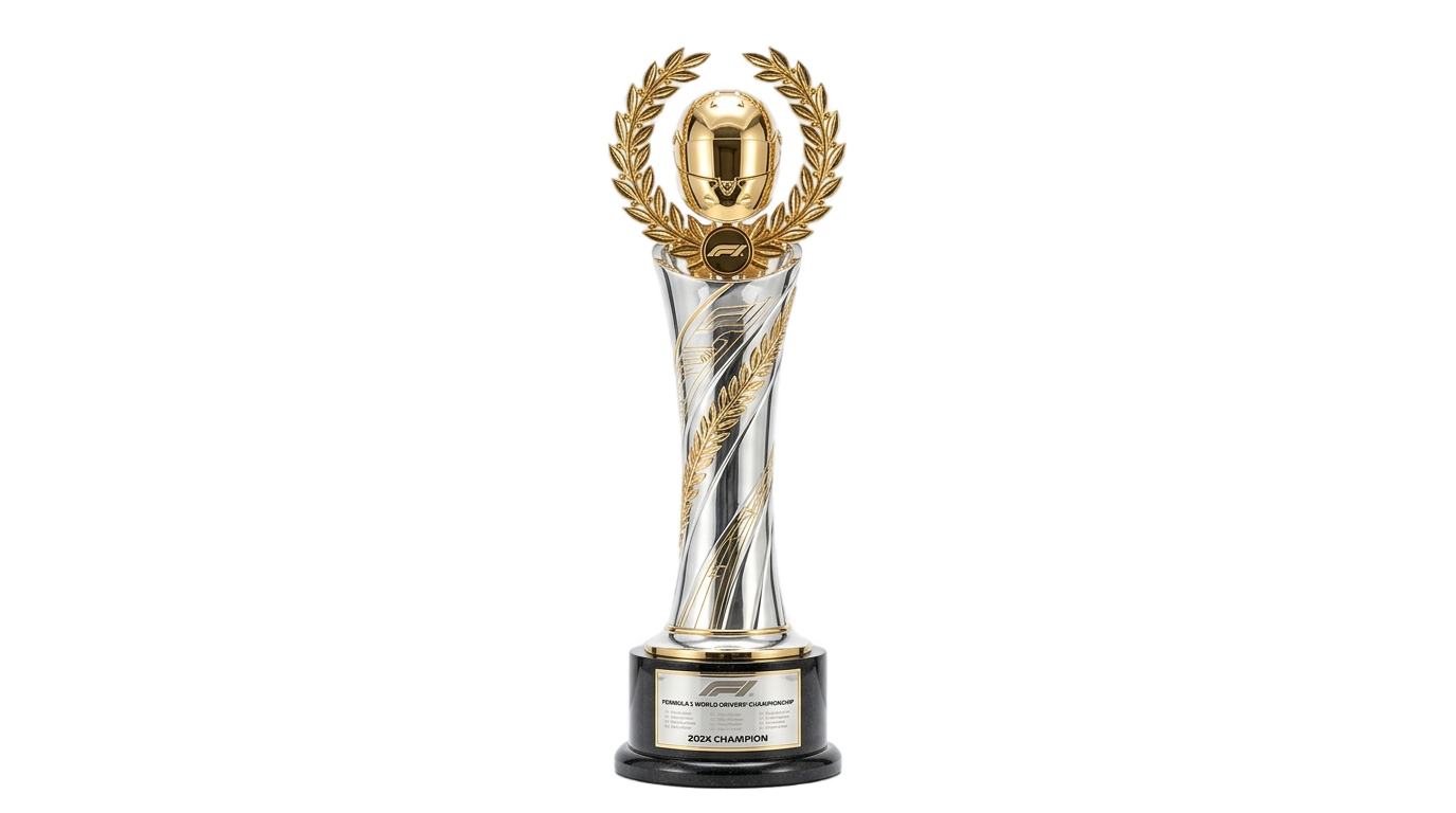 f1 drivers championship trophy png PNG transparent background