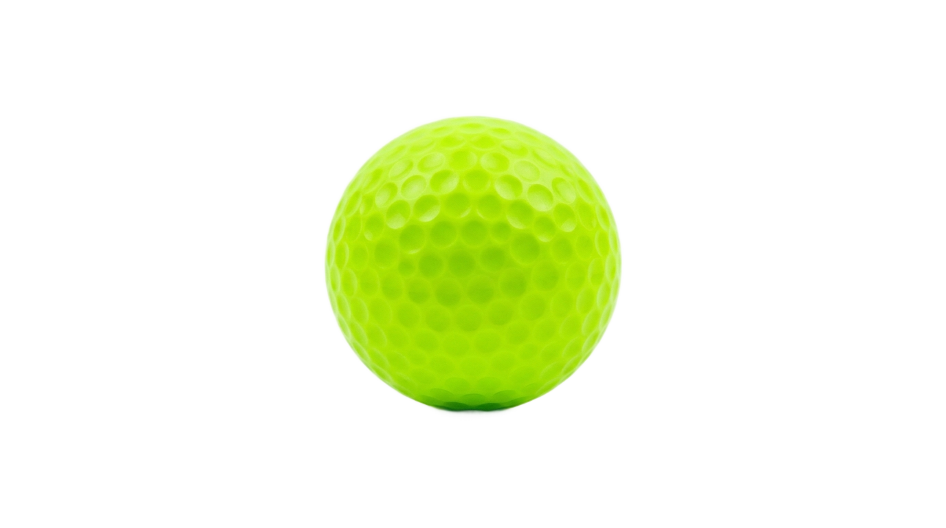 green golf ball png PNG transparent background