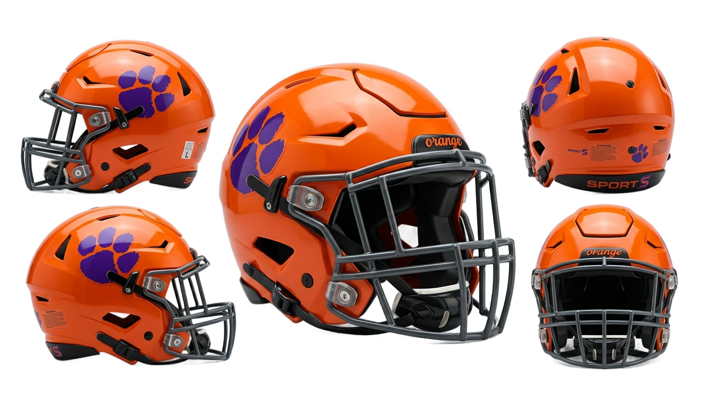 clemson football helmet png PNG transparent background