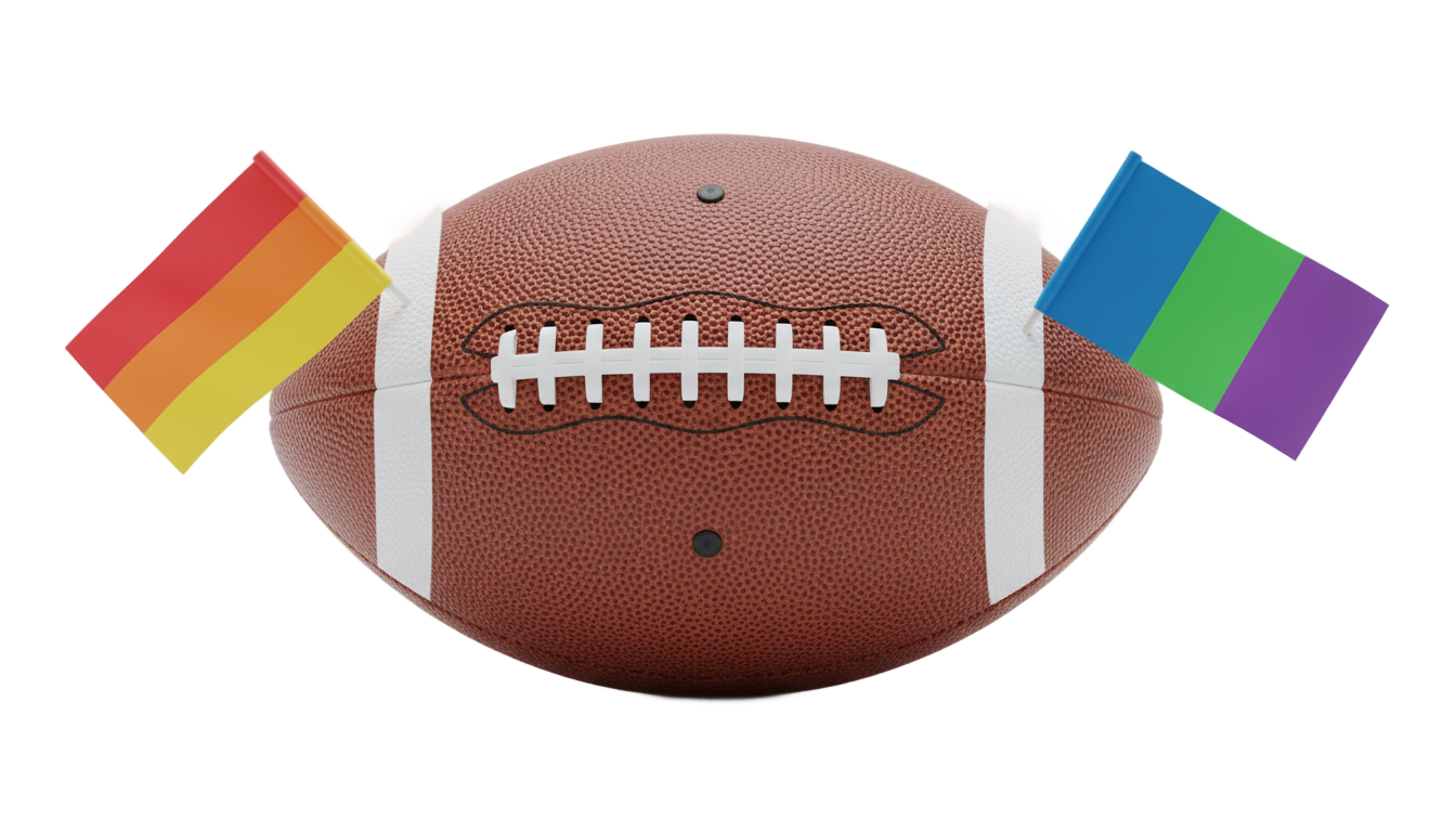 flag football png PNG transparent background