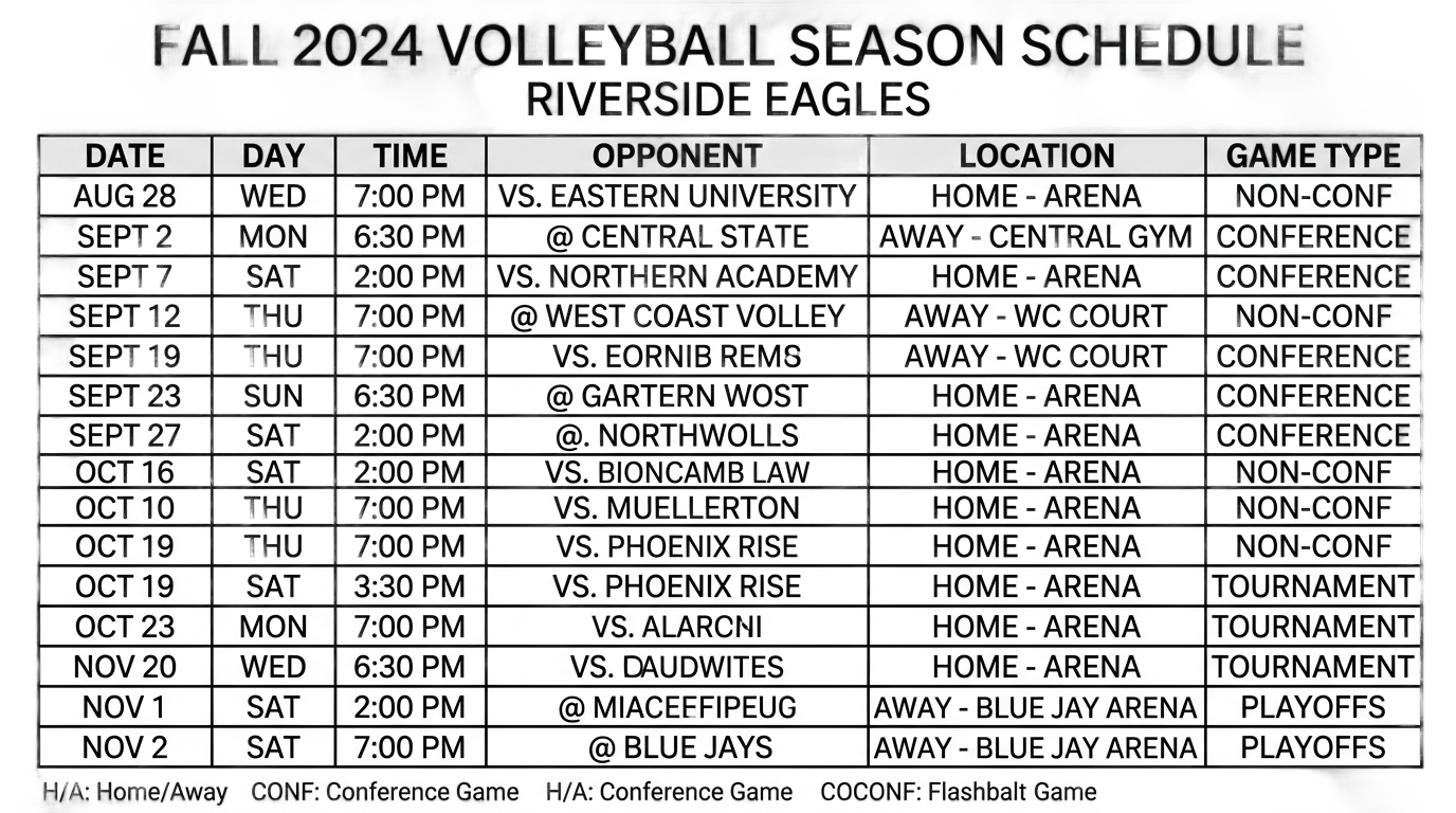 png volleyball schedule PNG transparent background