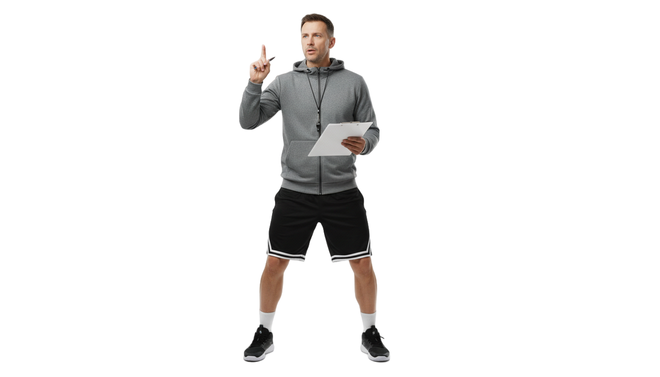 basketball coach png PNG transparent background