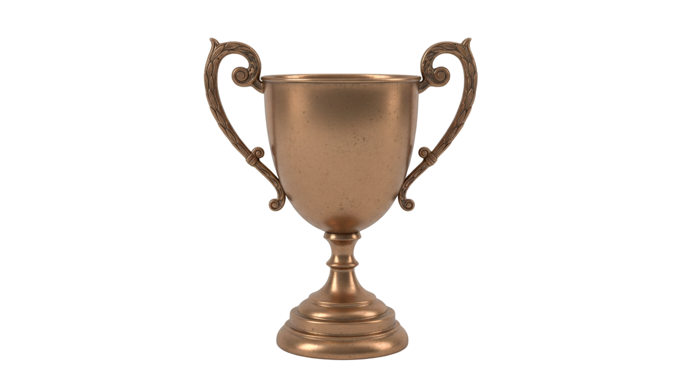 bronze trophy png PNG transparent background