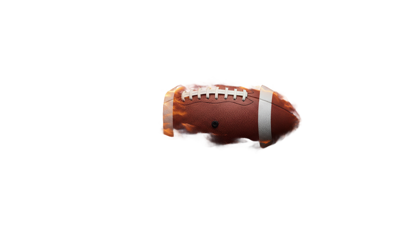 flaming football png PNG transparent background