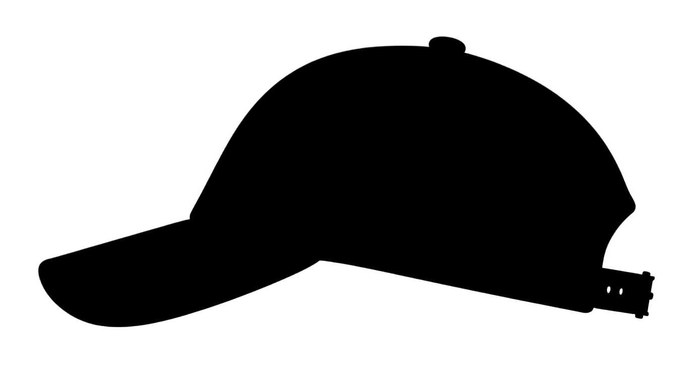 baseball cap silhouette png PNG transparent background