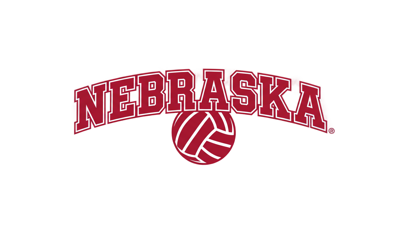 nebraska volleyball logo png PNG transparent background