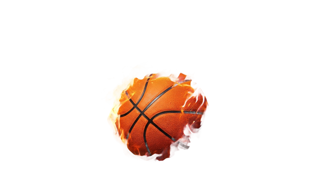 fire basketball logo png PNG transparent background