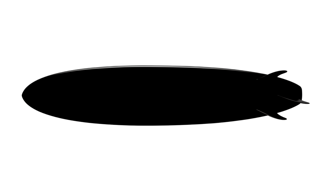 surfboard silhouette png PNG transparent background