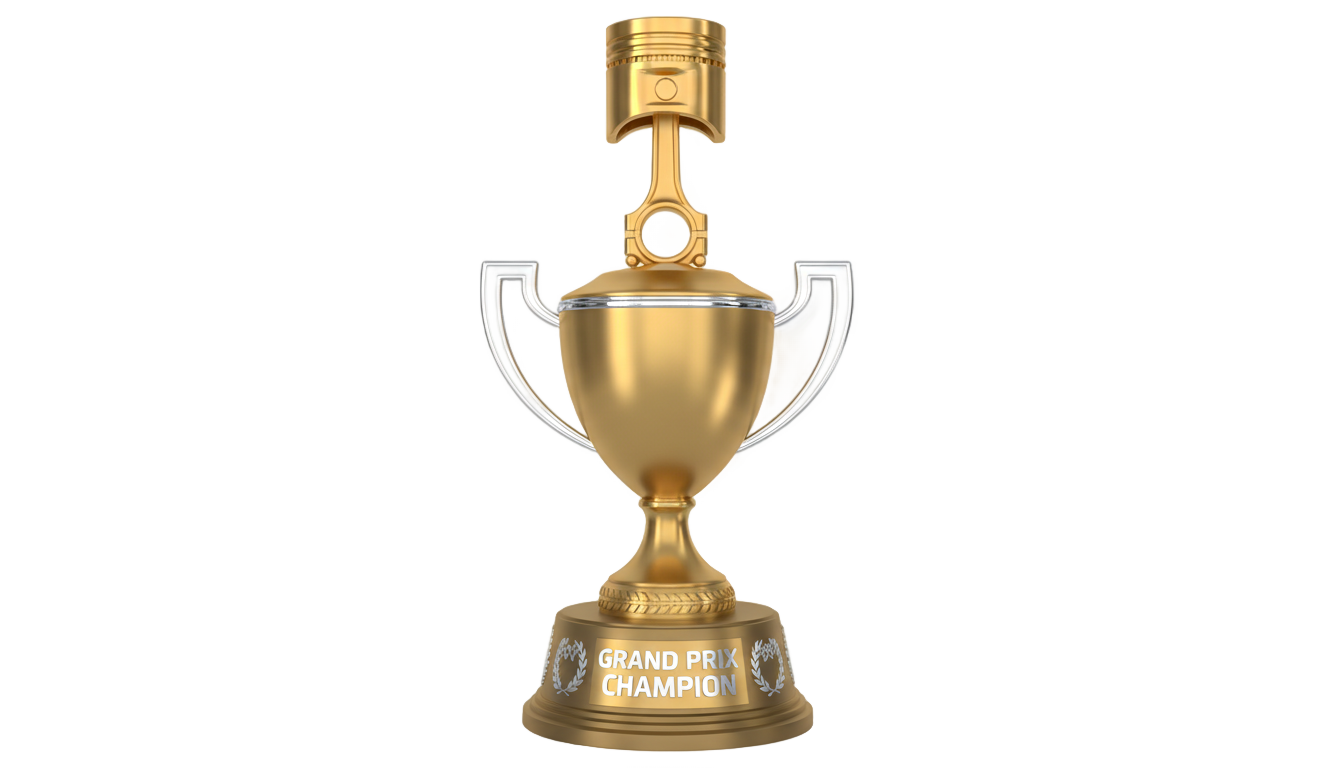 piston cup trophy png PNG transparent background
