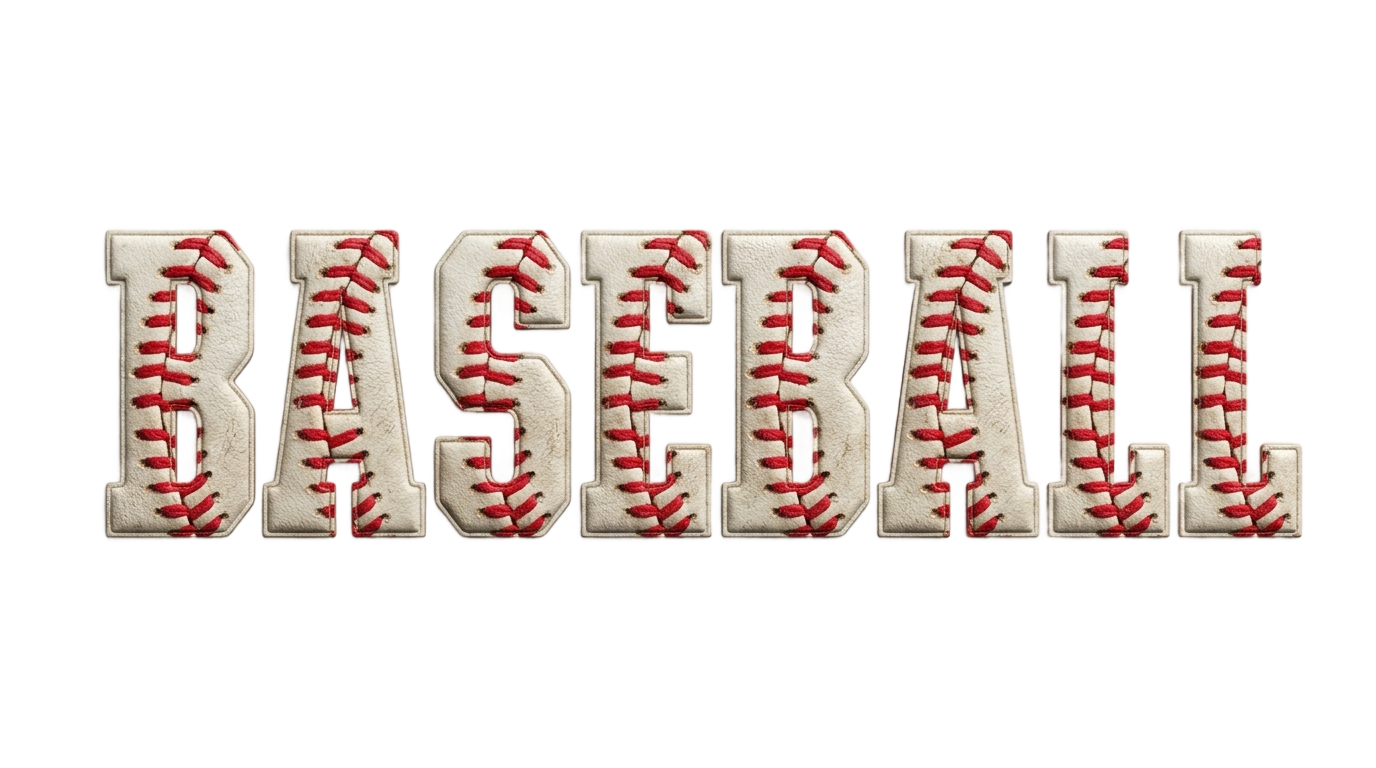 baseball word png PNG transparent background