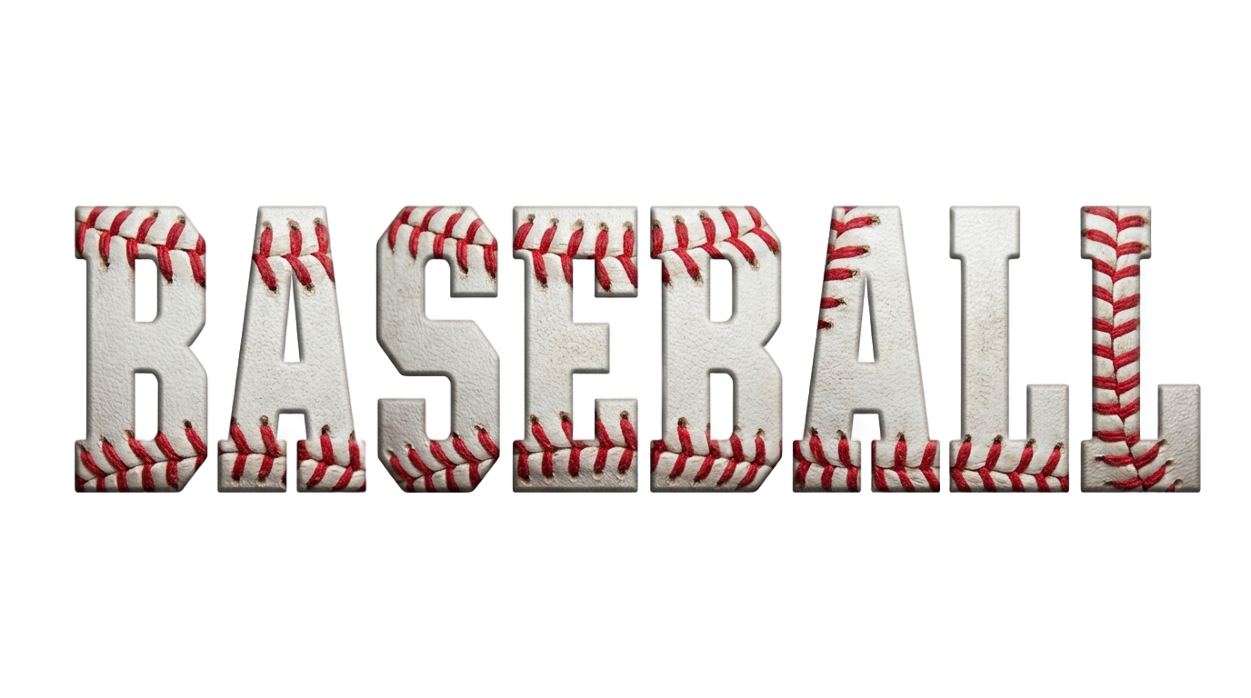 baseball word png PNG transparent background