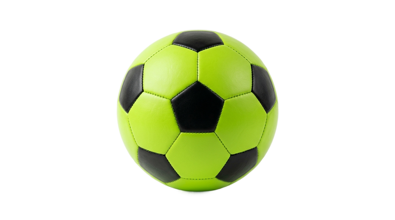 green soccer ball png PNG transparent background