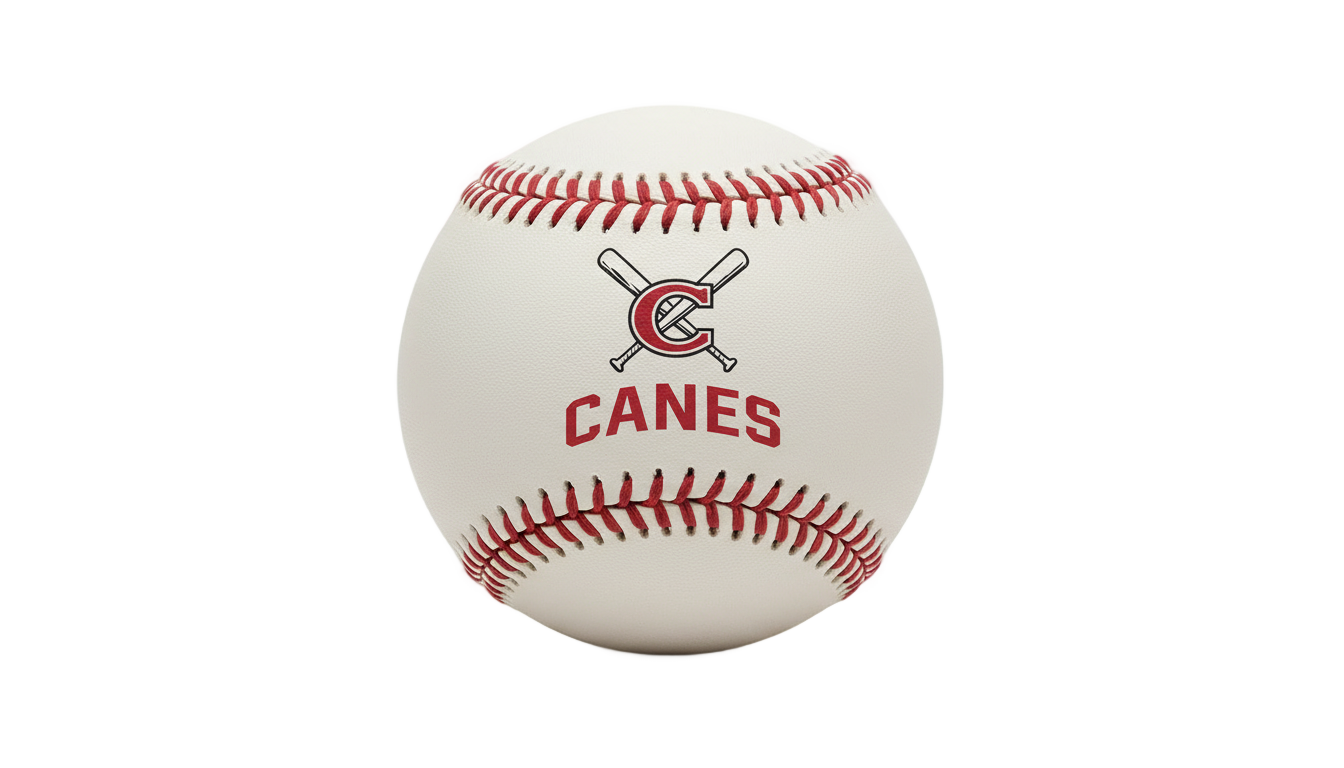 canes baseball png PNG transparent background