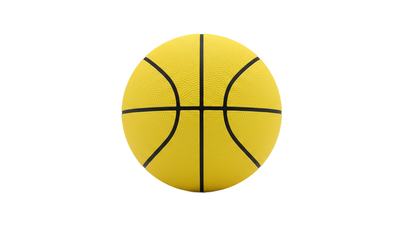 yellow basketball png PNG transparent background