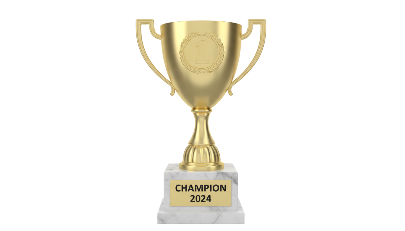 1st place trophy png PNG transparent background