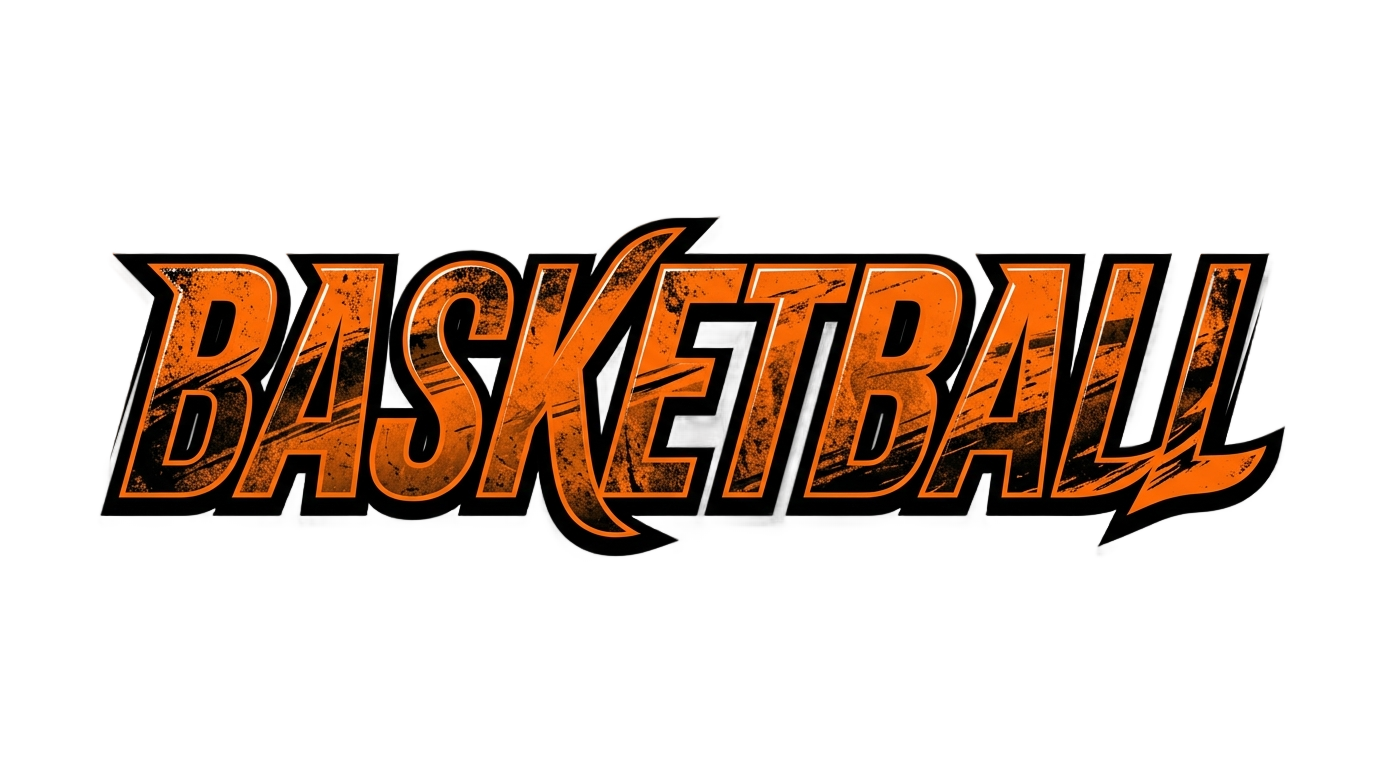 basketball text png PNG transparent background