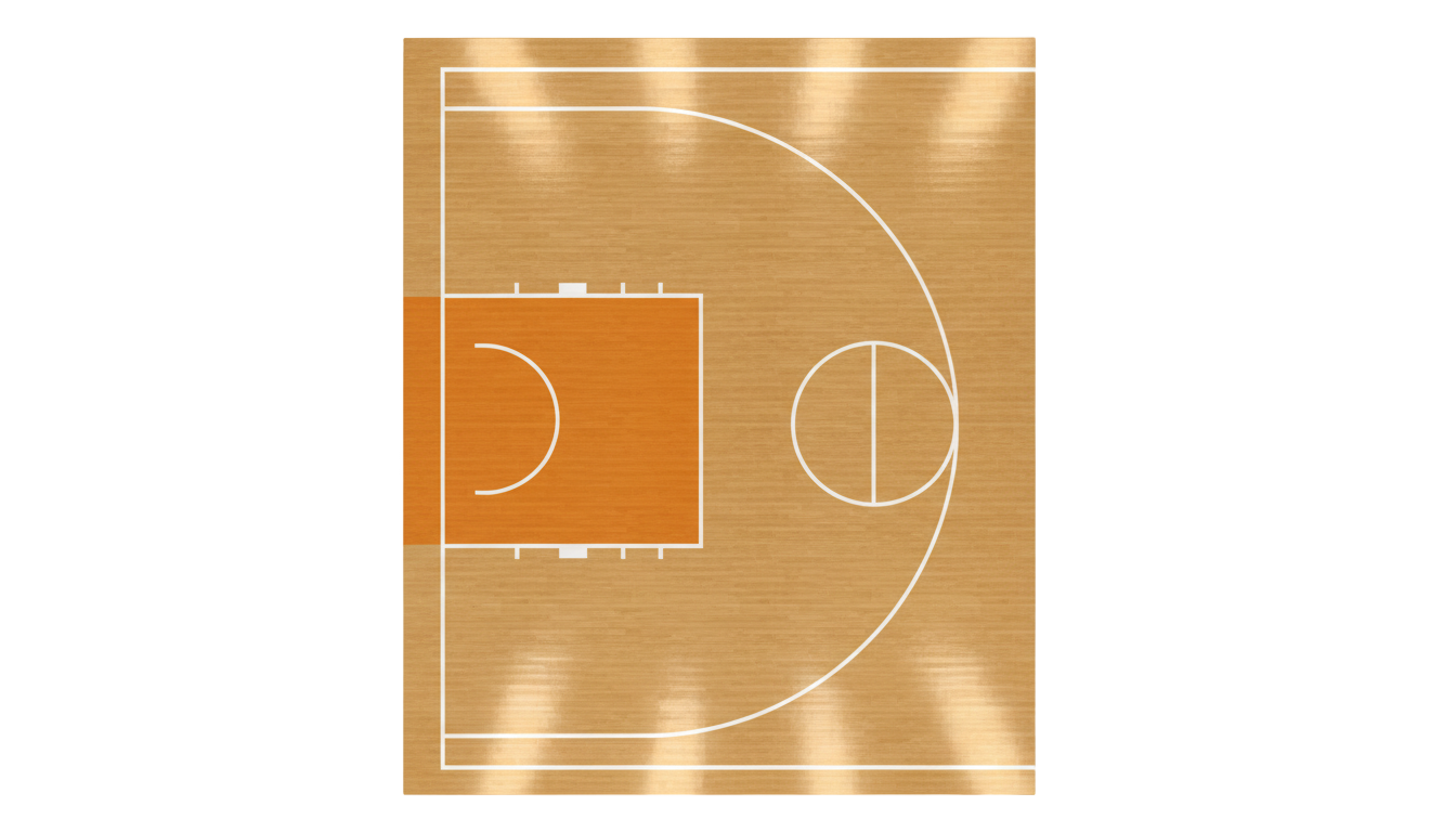 basketball half court png PNG transparent background