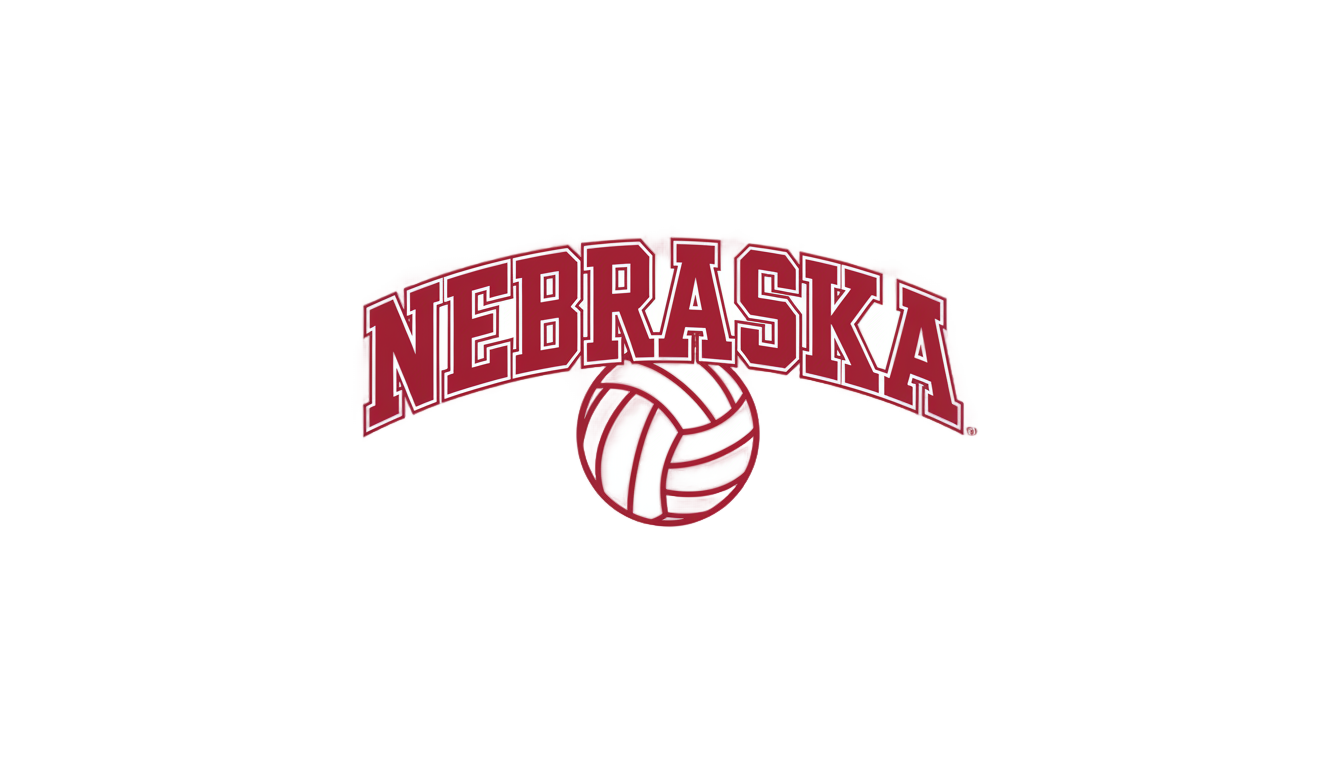 nebraska volleyball logo png PNG transparent background