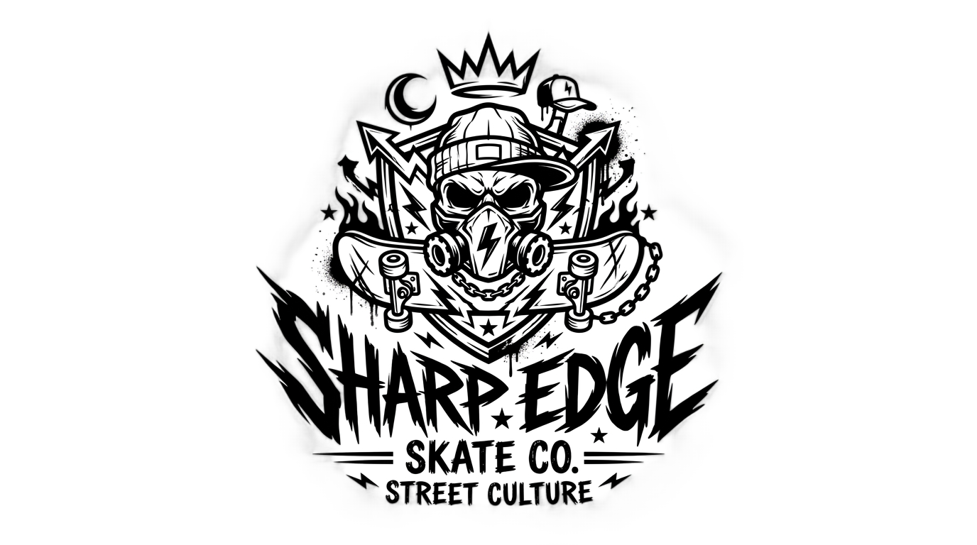 skateboard logo png PNG transparent background