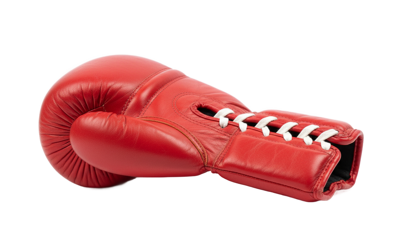 red boxing glove png PNG transparent background