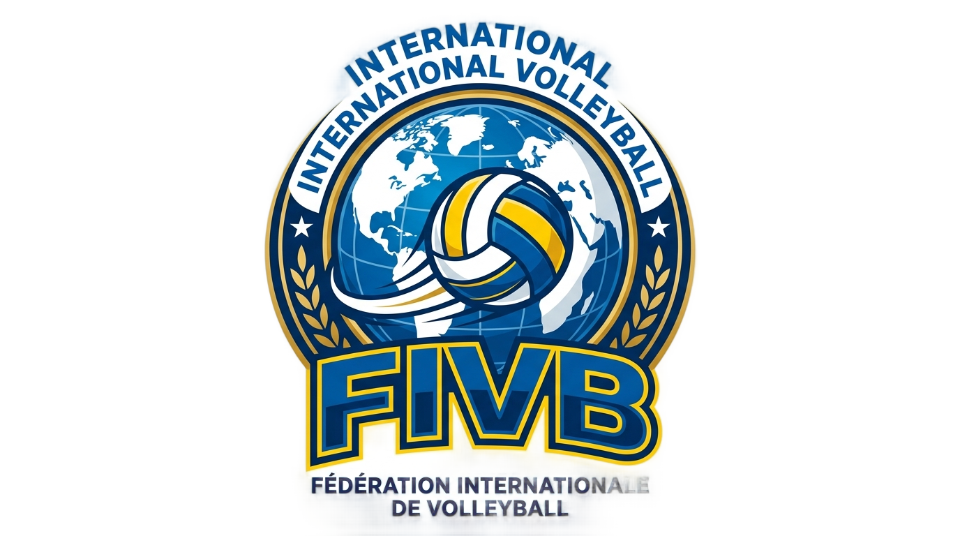volleyball world logo png PNG transparent background