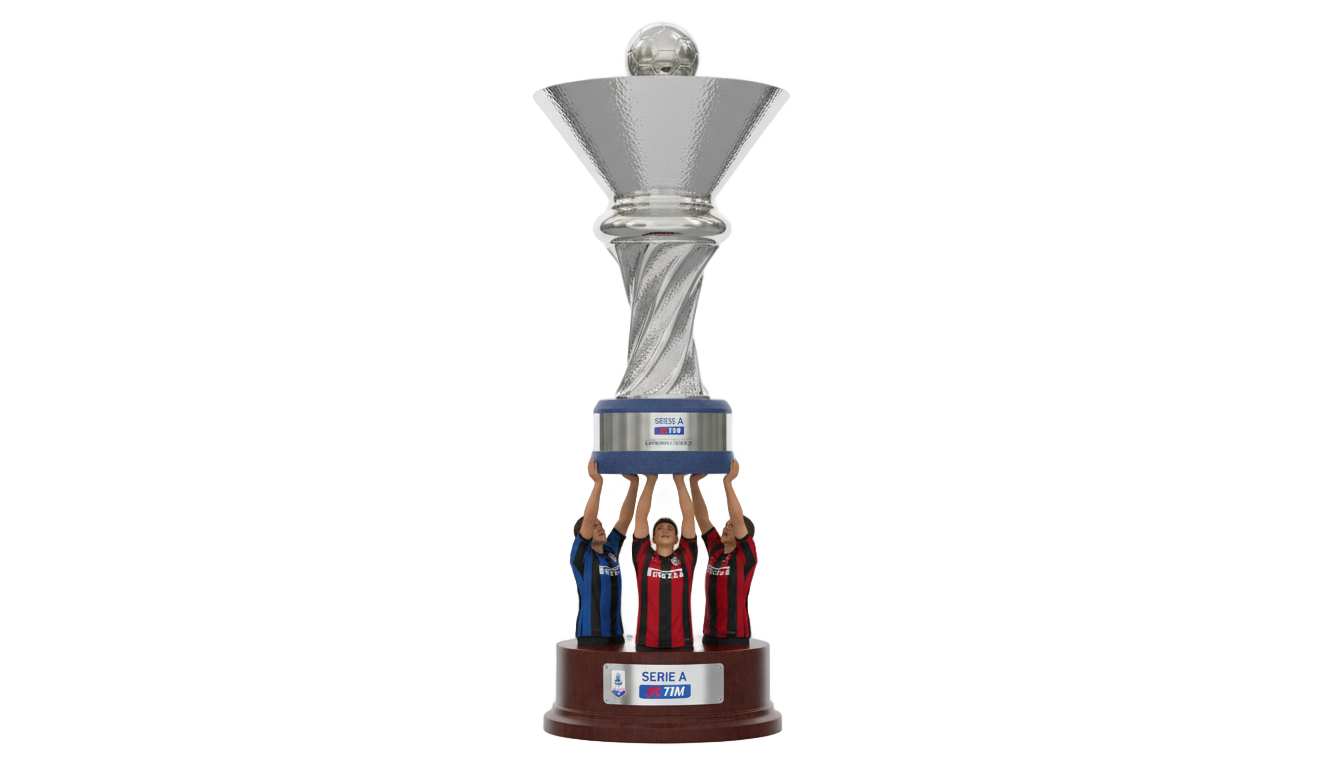 serie a trophy png PNG transparent background