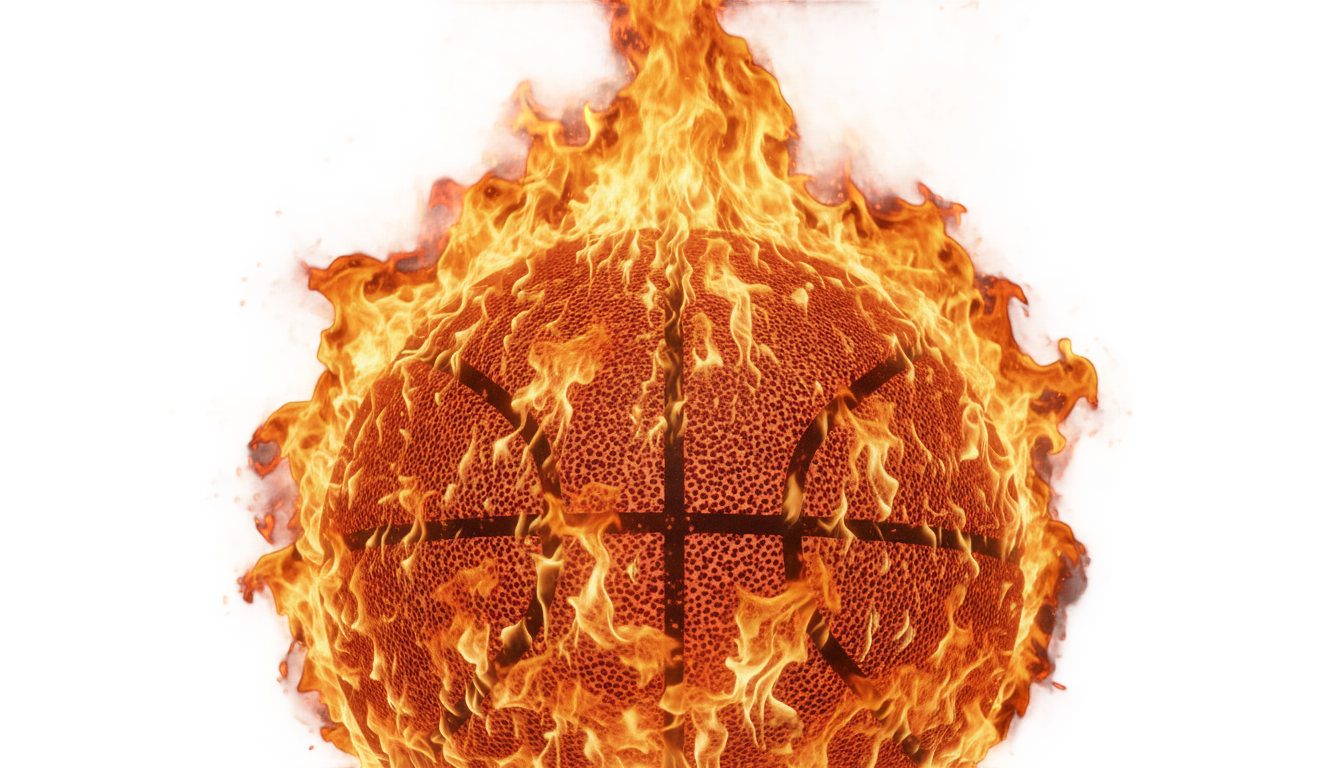 fire basketball png PNG transparent background