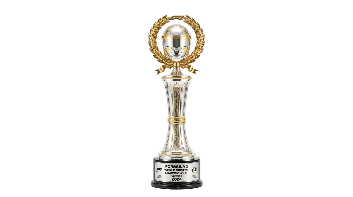f1 drivers championship trophy png PNG transparent background