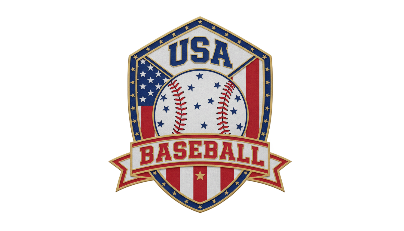 usa baseball logo png PNG transparent background