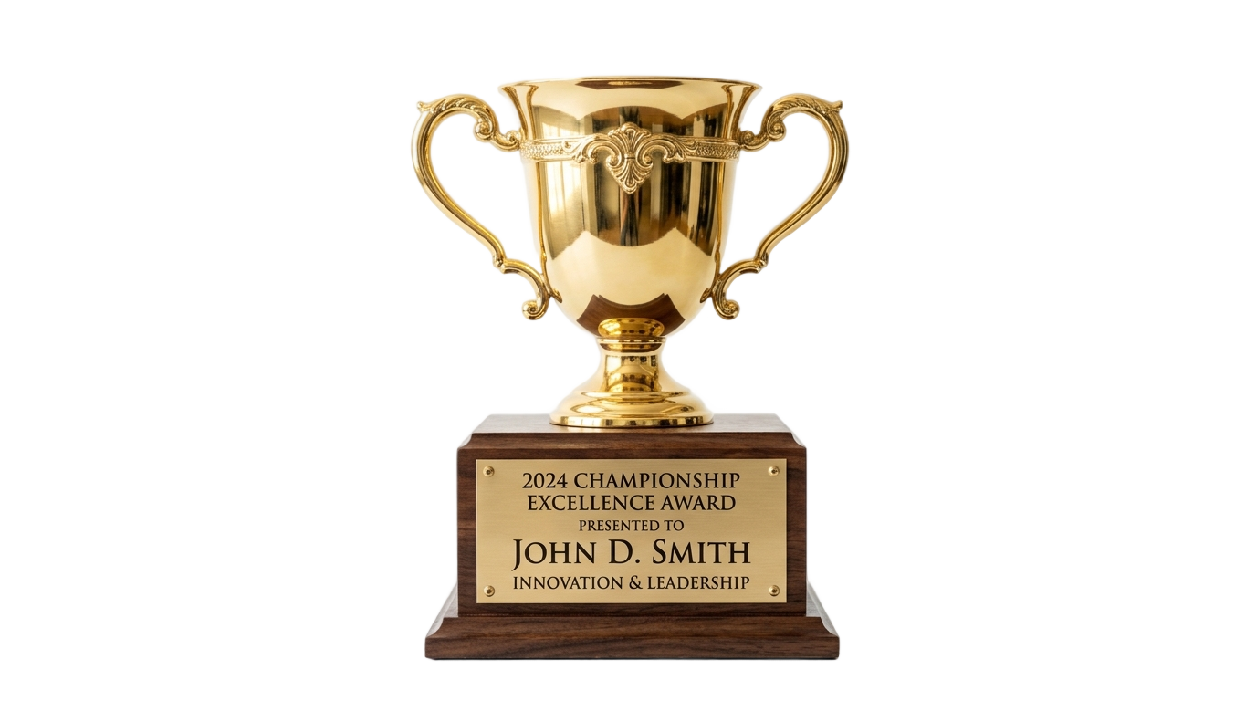 trophy plaque png PNG transparent background