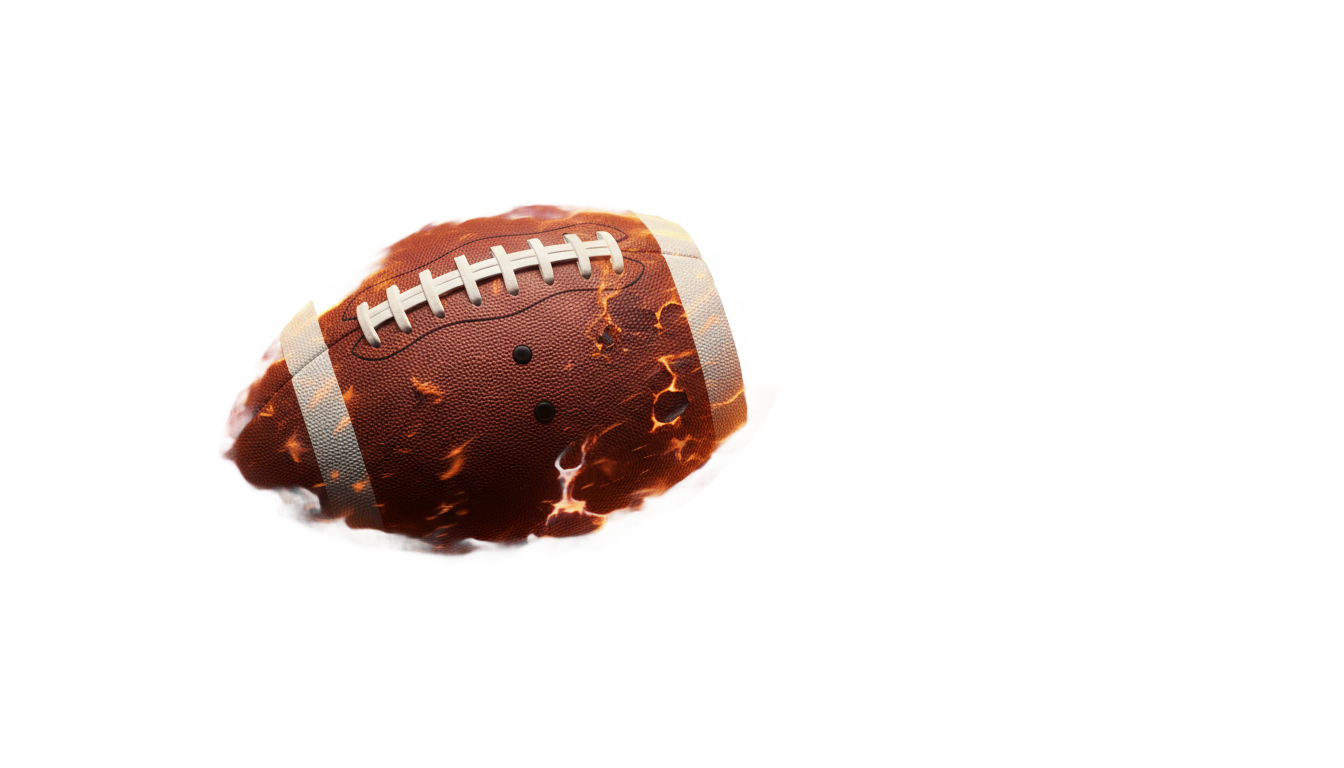 flaming football png PNG transparent background