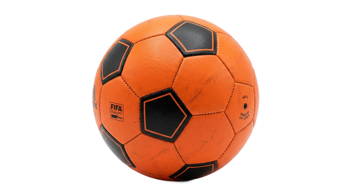 orange soccer ball png PNG transparent background