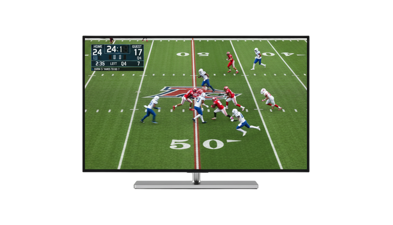 png football game live today on tv PNG transparent background