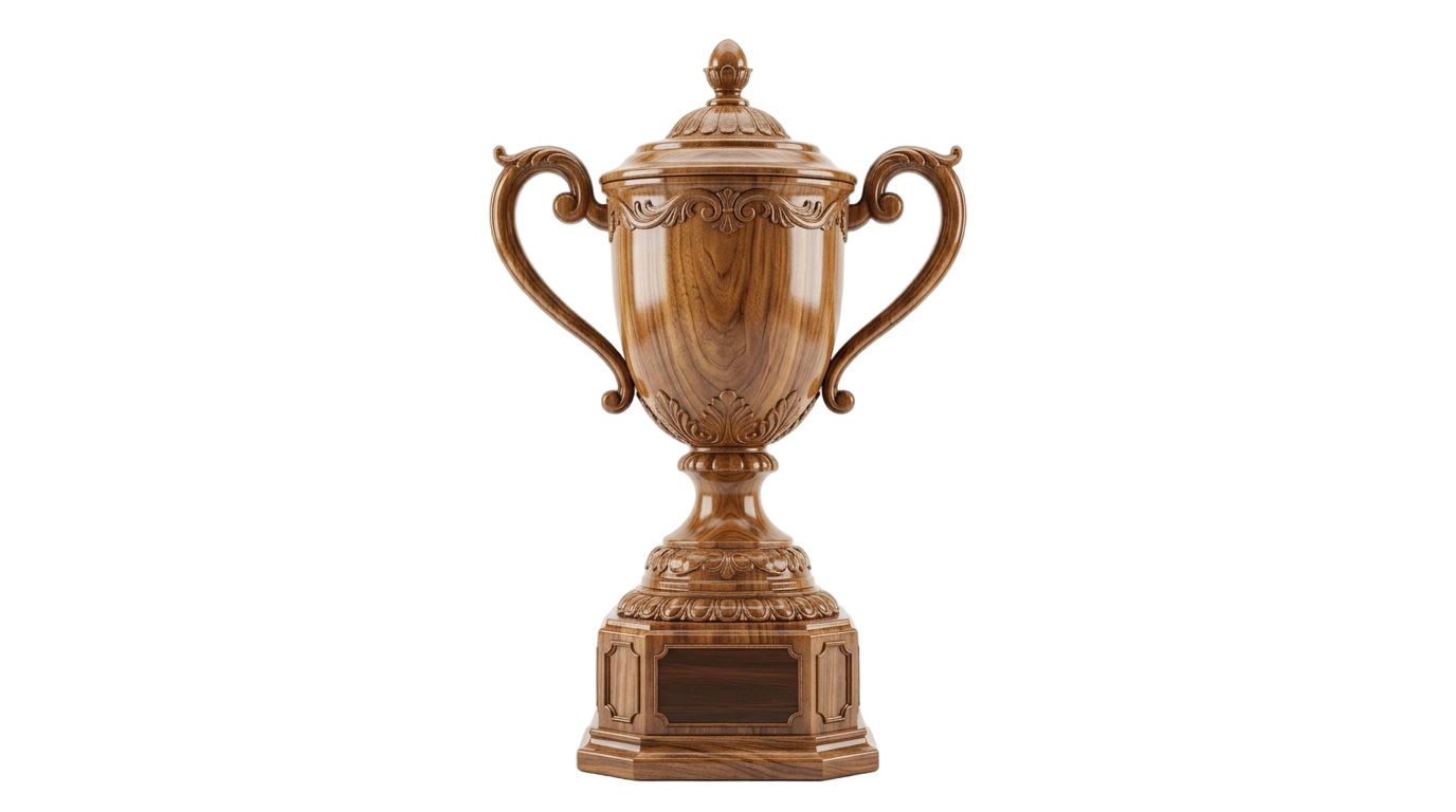 wooden trophy png PNG transparent background