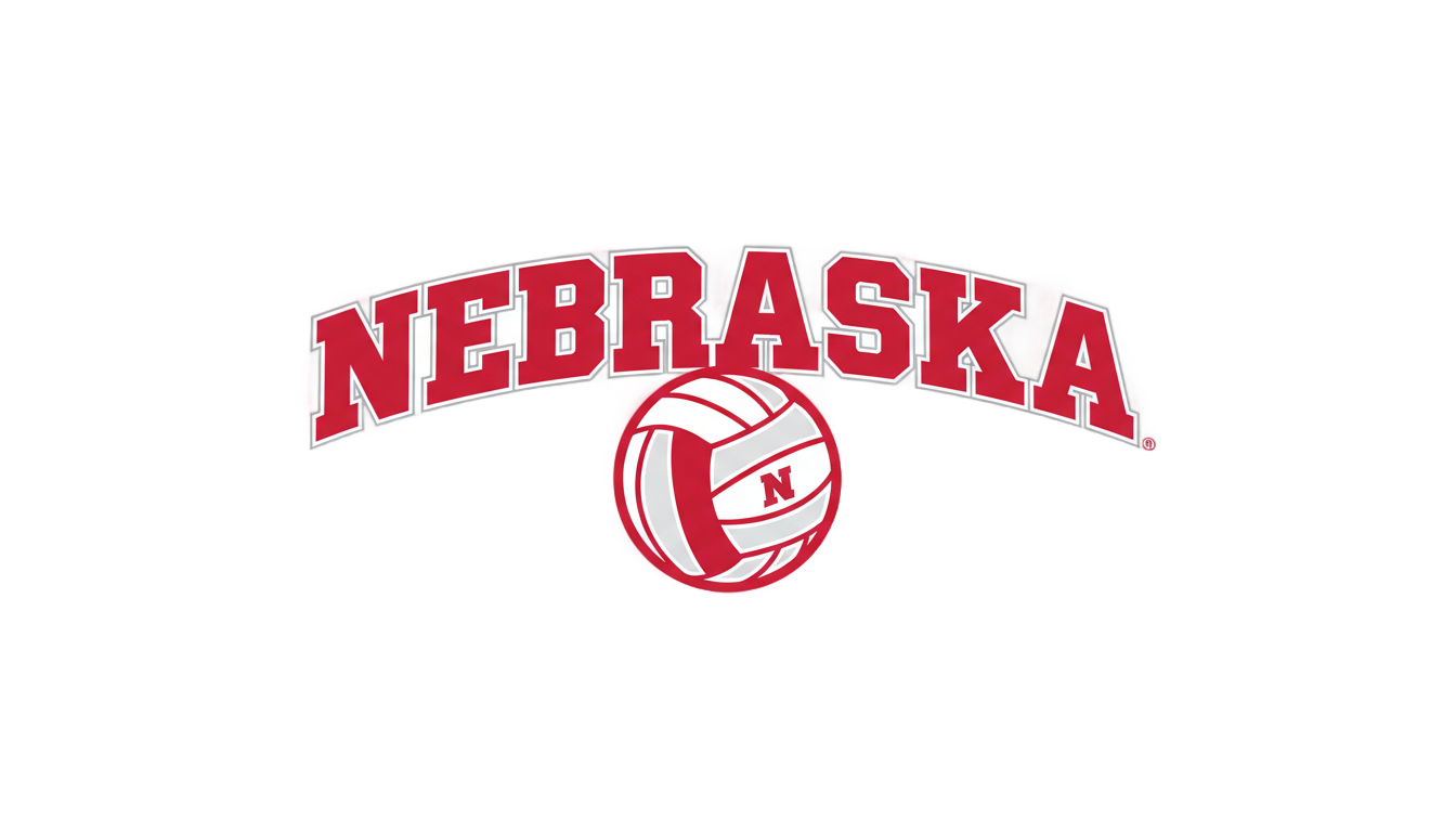 nebraska volleyball logo png PNG transparent background