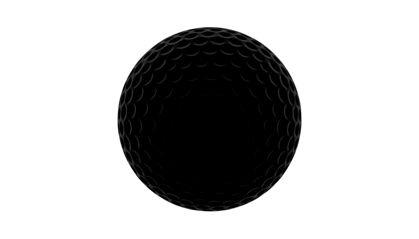golf ball silhouette png PNG transparent background