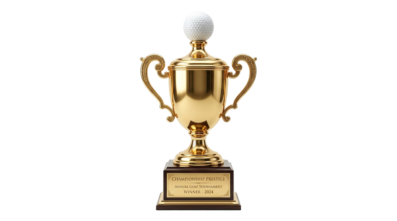 golf trophy png PNG transparent background