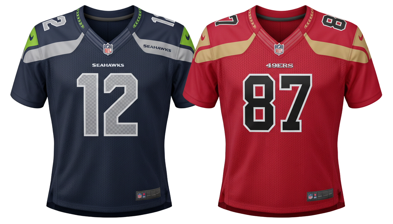 football jerseys png PNG transparent background