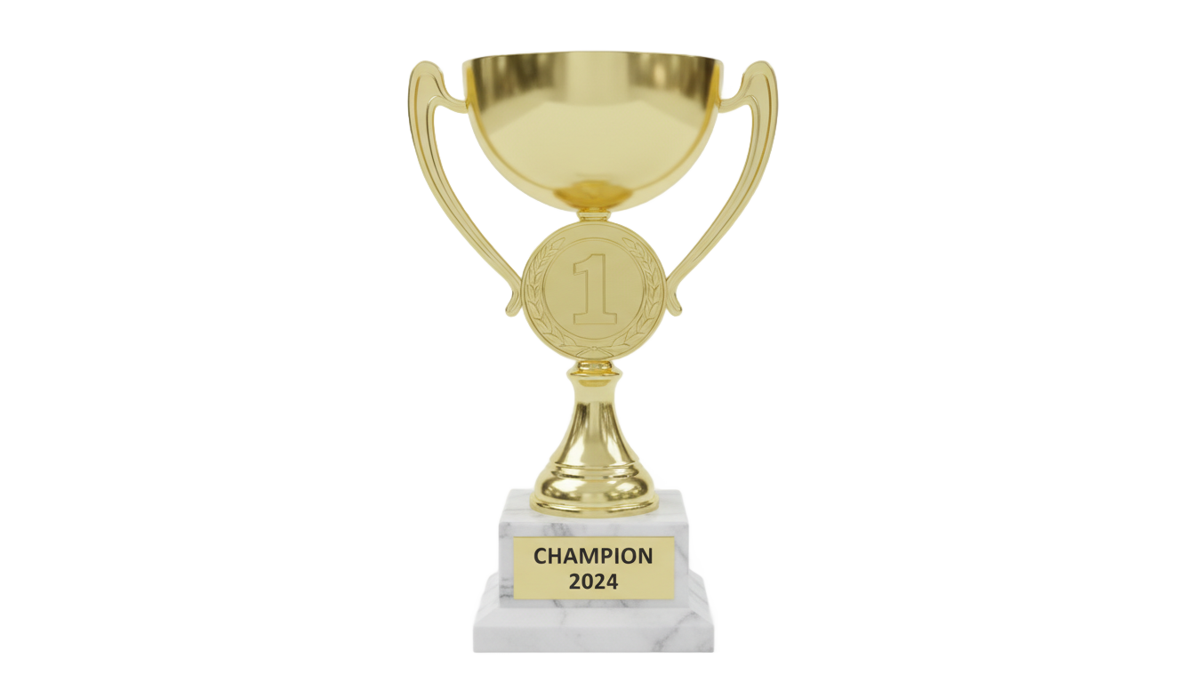 1st place trophy png PNG transparent background