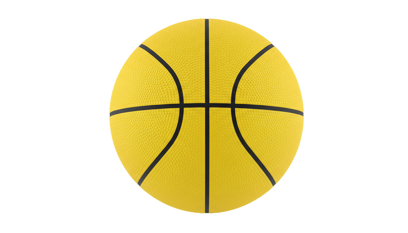 yellow basketball png PNG transparent background