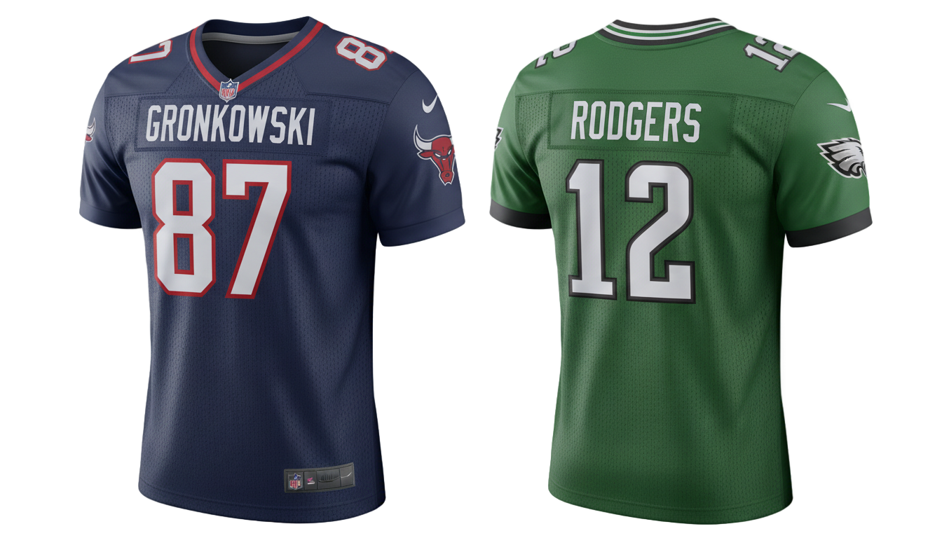 football jerseys png PNG transparent background