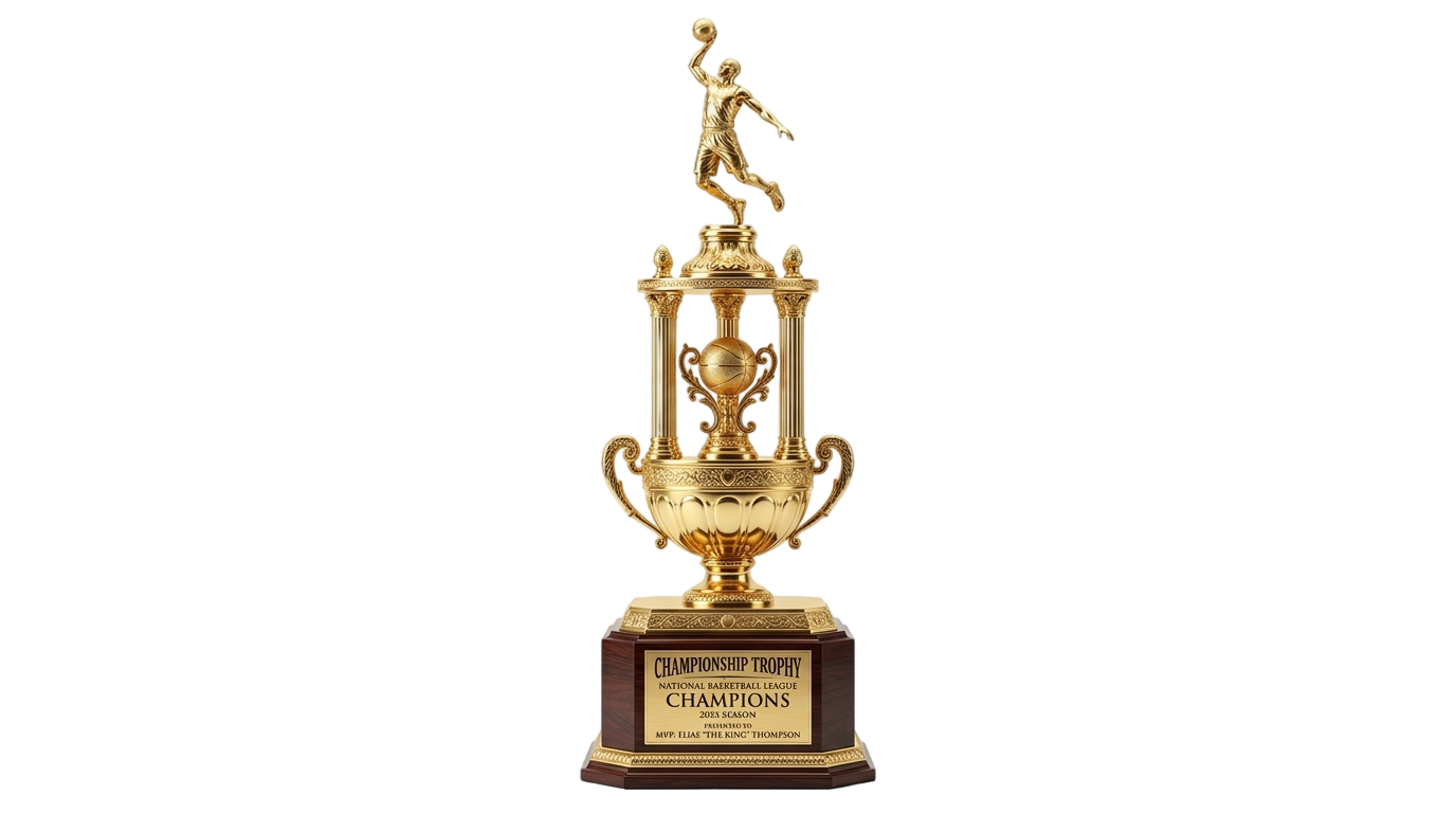 finals mvp trophy png PNG transparent background