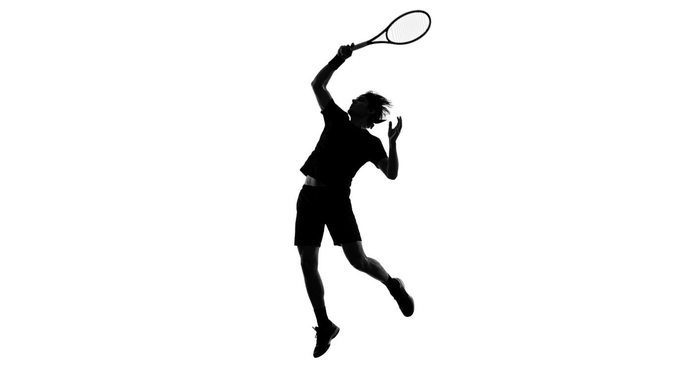 badminton silhouette png PNG transparent background