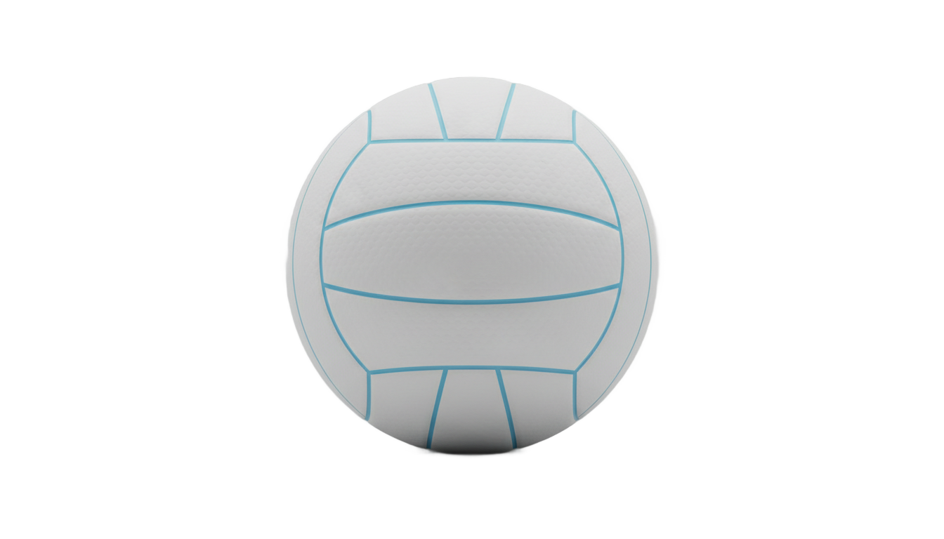 white volleyball png PNG transparent background