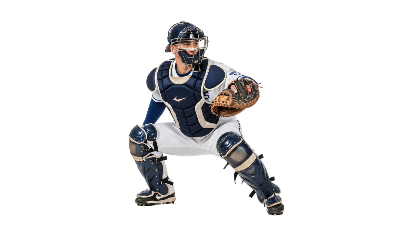 baseball catcher png PNG transparent background
